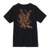 Gibson Screaming Eagle Tee (Vintage Black) Small S koszulka T-shirt